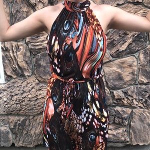 Veronica M Sleeveless Turtle Neck Dress